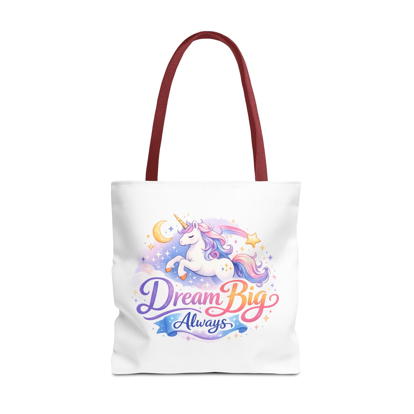 Unicorn 'Dream Big Always' Tote Bag