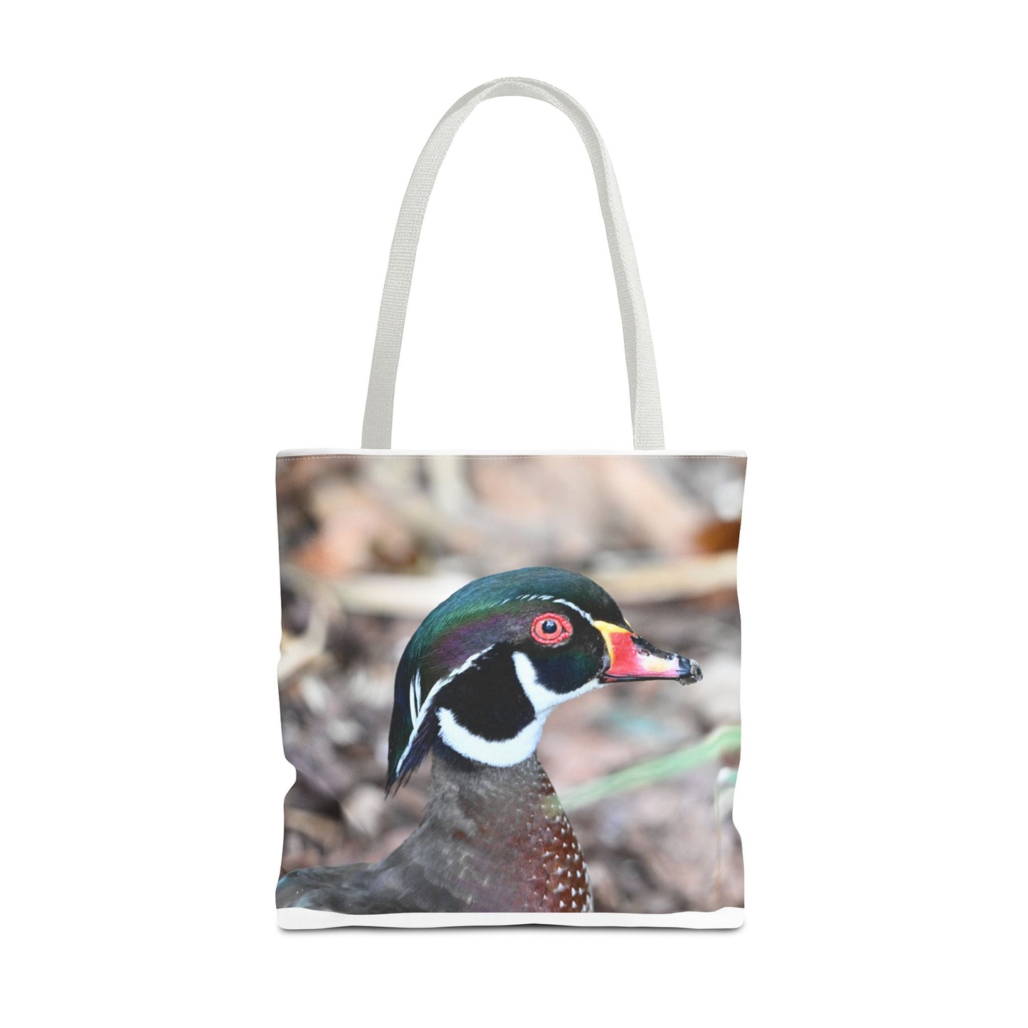 Wood Duck Tote Bag, Nature Lover Eco-Friendly Tote, Gift for Bird Enthusiasts, Stylish Reusable Shopping Bag, Photography Art Bag