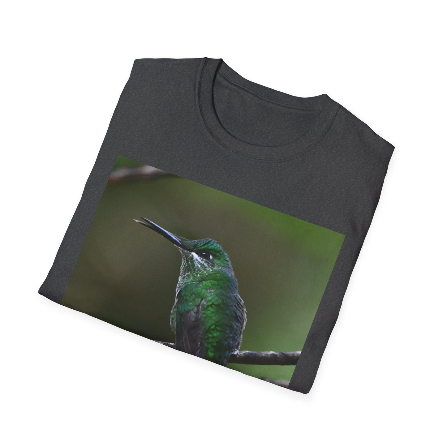 Hummingbird Haven T-Shirt — Green Hummingbird Photo Tee