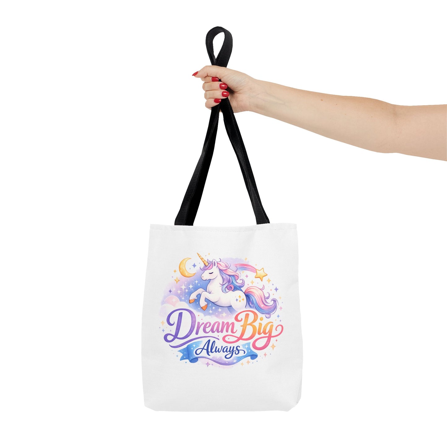 Unicorn 'Dream Big Always' Tote Bag