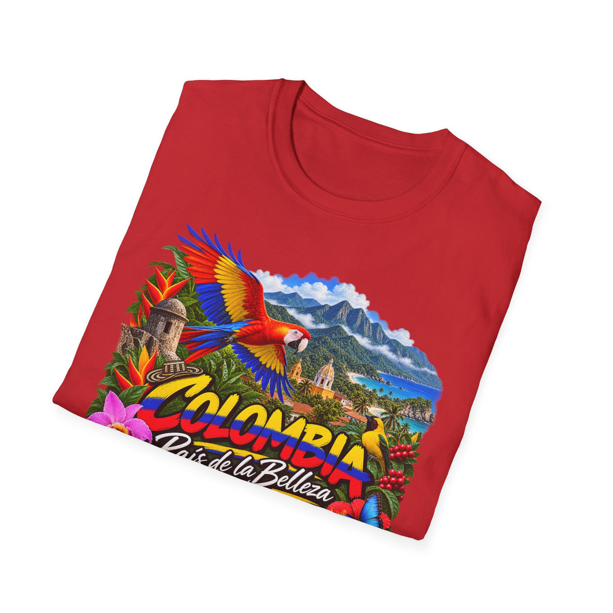 Colombia País de la Belleza Tropical Travel T-Shirt