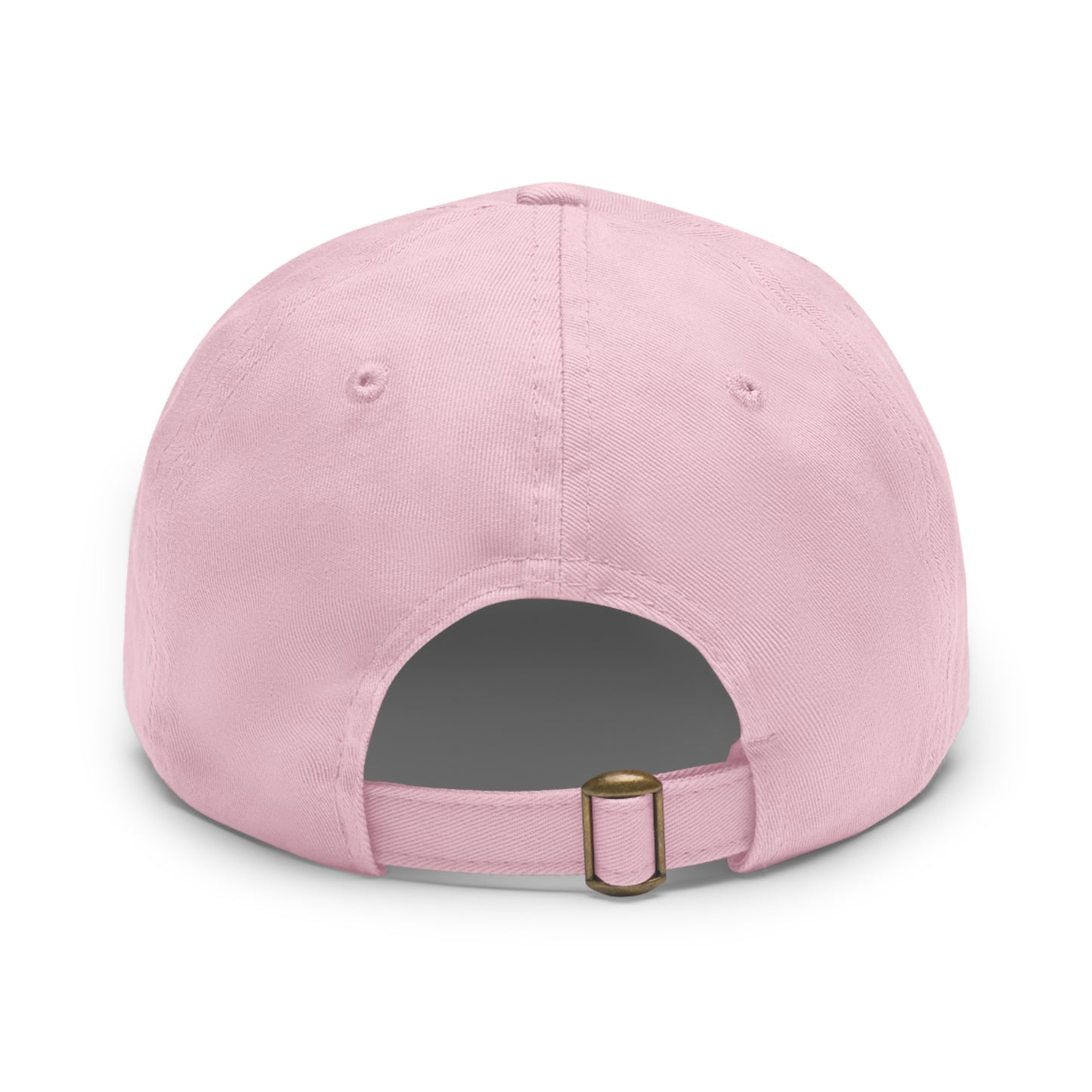 Leather Patch Dad Hat — "Footprints & Photographs" Outdoor Photographer Cap