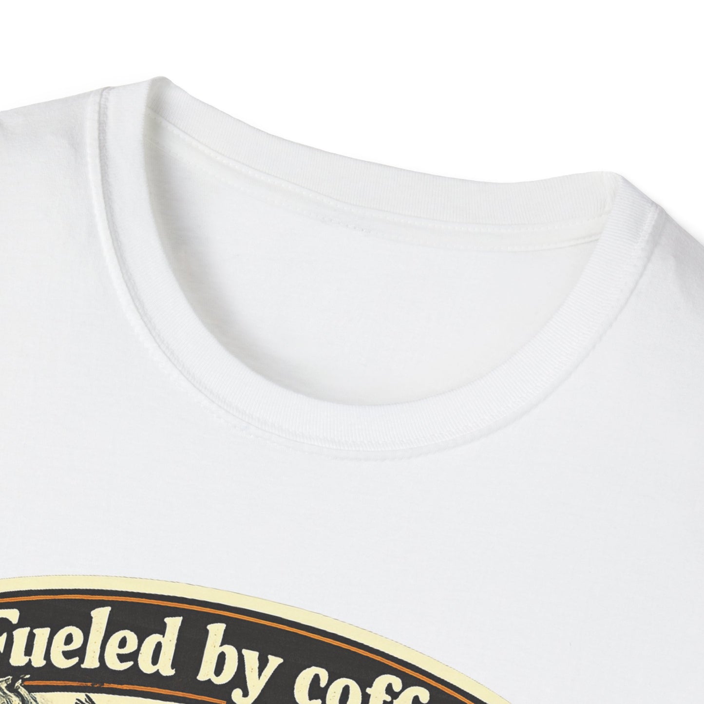 Birdwatcher Graphic T-Shirt — "Fueled by Coffee. Powered by Curiosity. Braking for Birds."