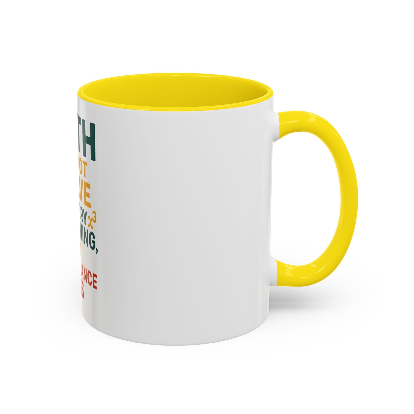 Motivational Coffee Mug, Inspirational Gift, Math Lover's Mug, Office Drinkware, Study Motivation
