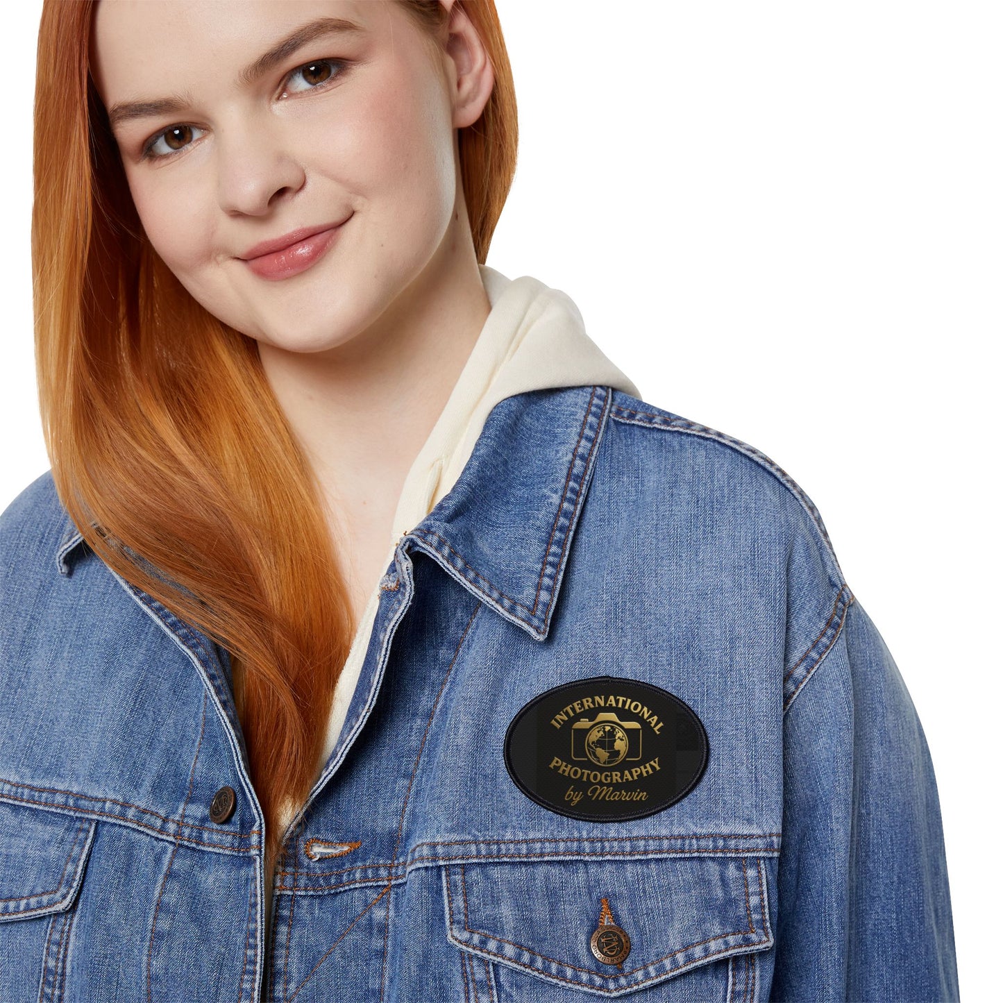 International Photography Iron-On Patches, Custom Embroidery Patches, Creative Denim Decor, Photography Gift, Unique Clothing Accessories