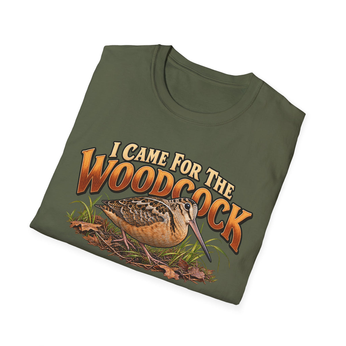 I Came For The Woodcock T-Shirt — Vintage Hunting Bird Tee