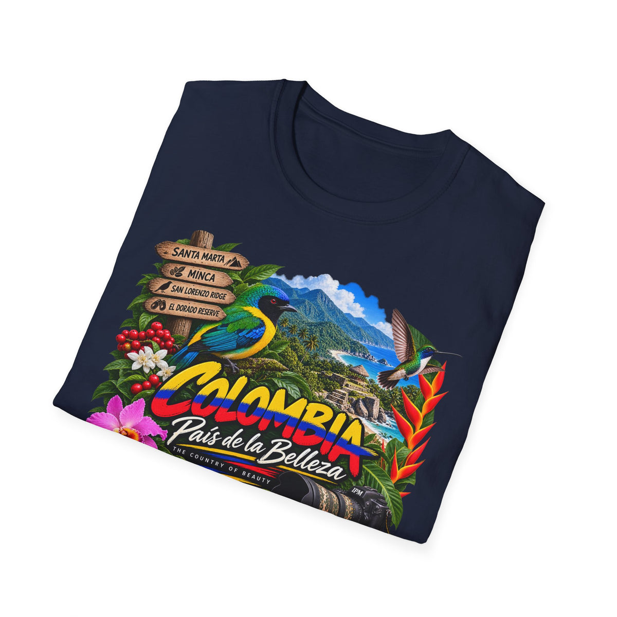 Colombia Paisaje de Colores Travel T-Shirt