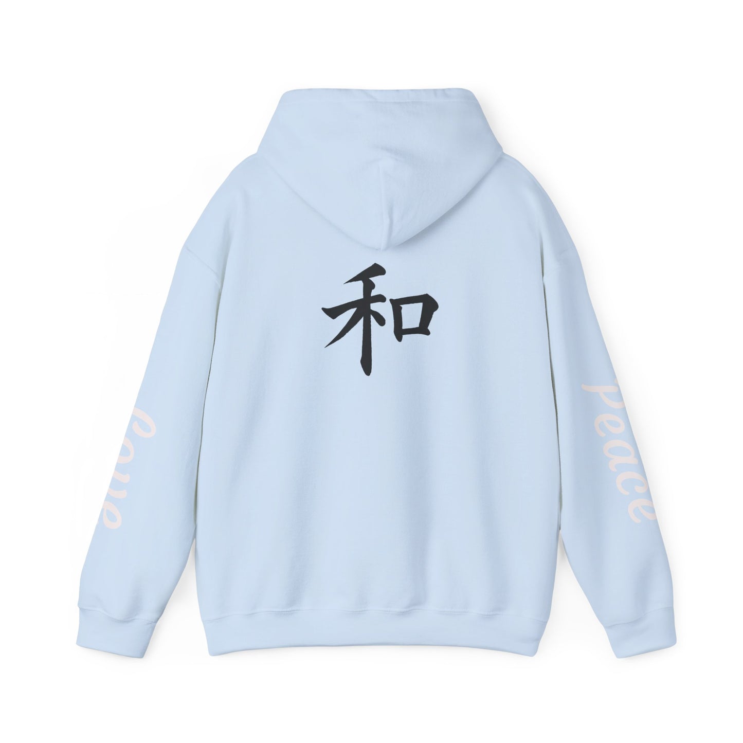 Unisex Love & Peace Hoodie - Cozy Streetwear, Gift for Friends, Casual Wear, Unique Fashion Statement, Zen Vibes