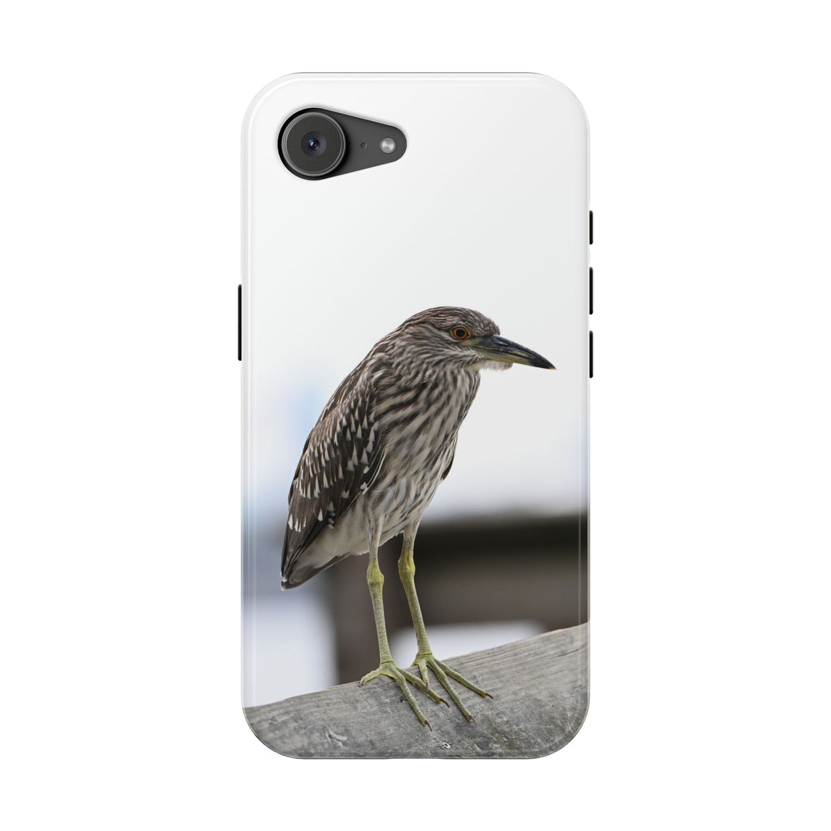 Heron Shoreline Phone Case — Impact-Resistant Wildlife Photo Case