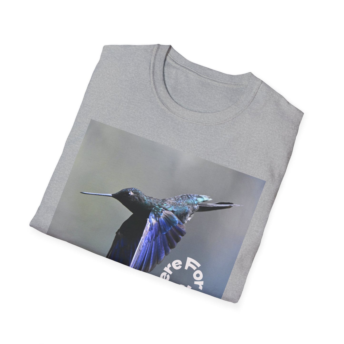 Hummingbird Photo Tee — "For the Tiny Moments" Nature T-Shirt