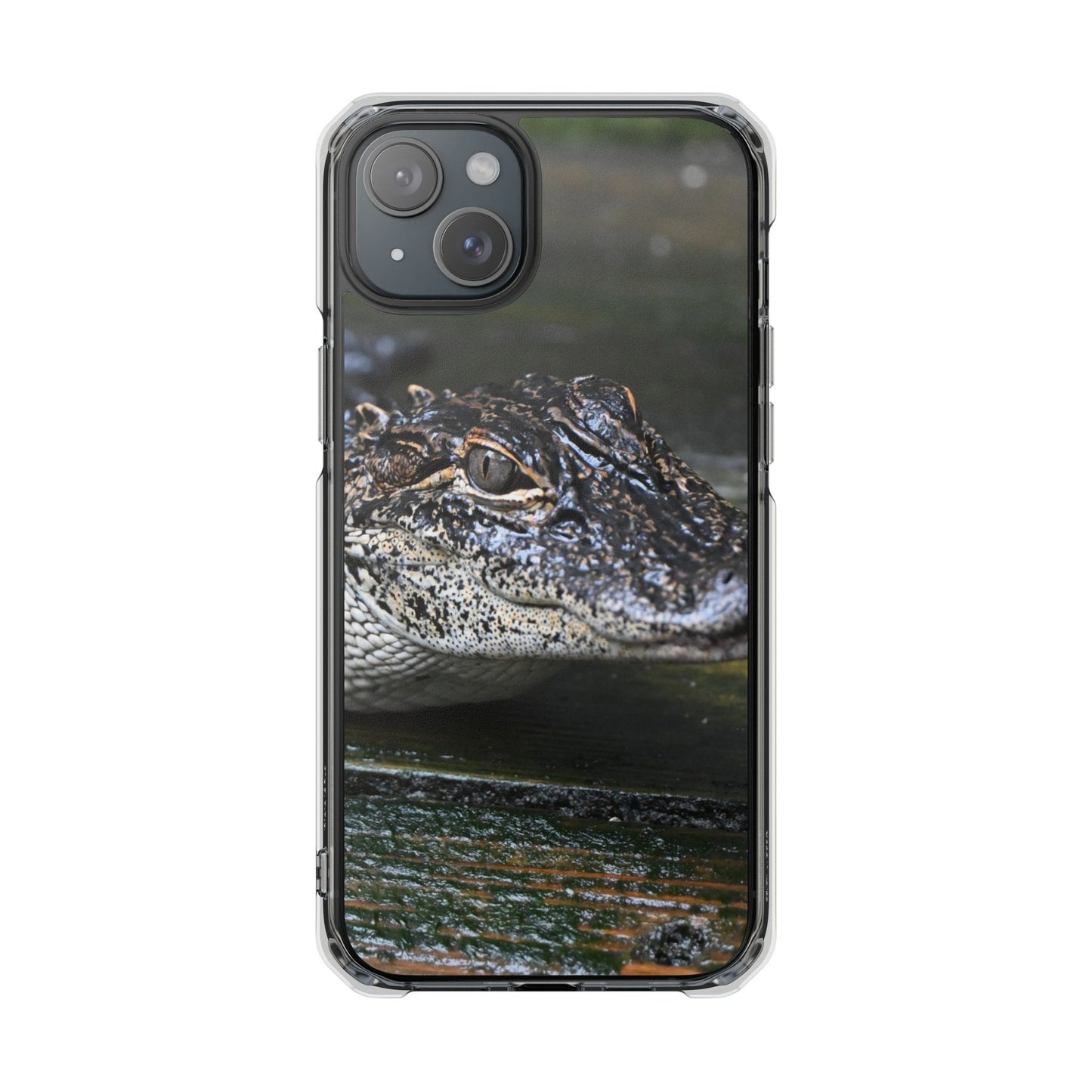 Clear Impact Phone Cases featuring Unique Wildlife Design, Alligator Art, Eco-Friendly Protection, Perfect Gift for Nature Lovers, [...]