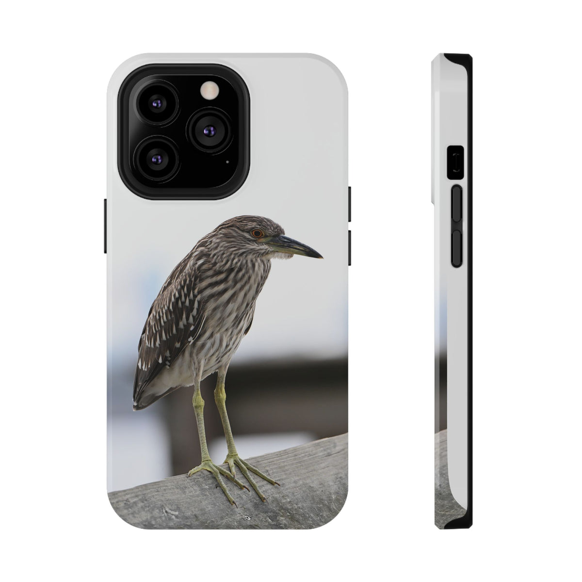 Heron Shoreline Phone Case — Impact-Resistant Wildlife Photo Case