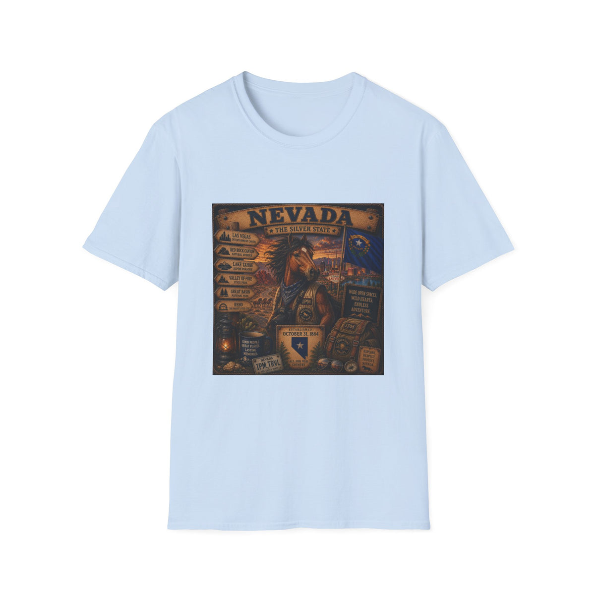 Nevada Vintage State Pride T-Shirt — The Silver State Graphic Tee