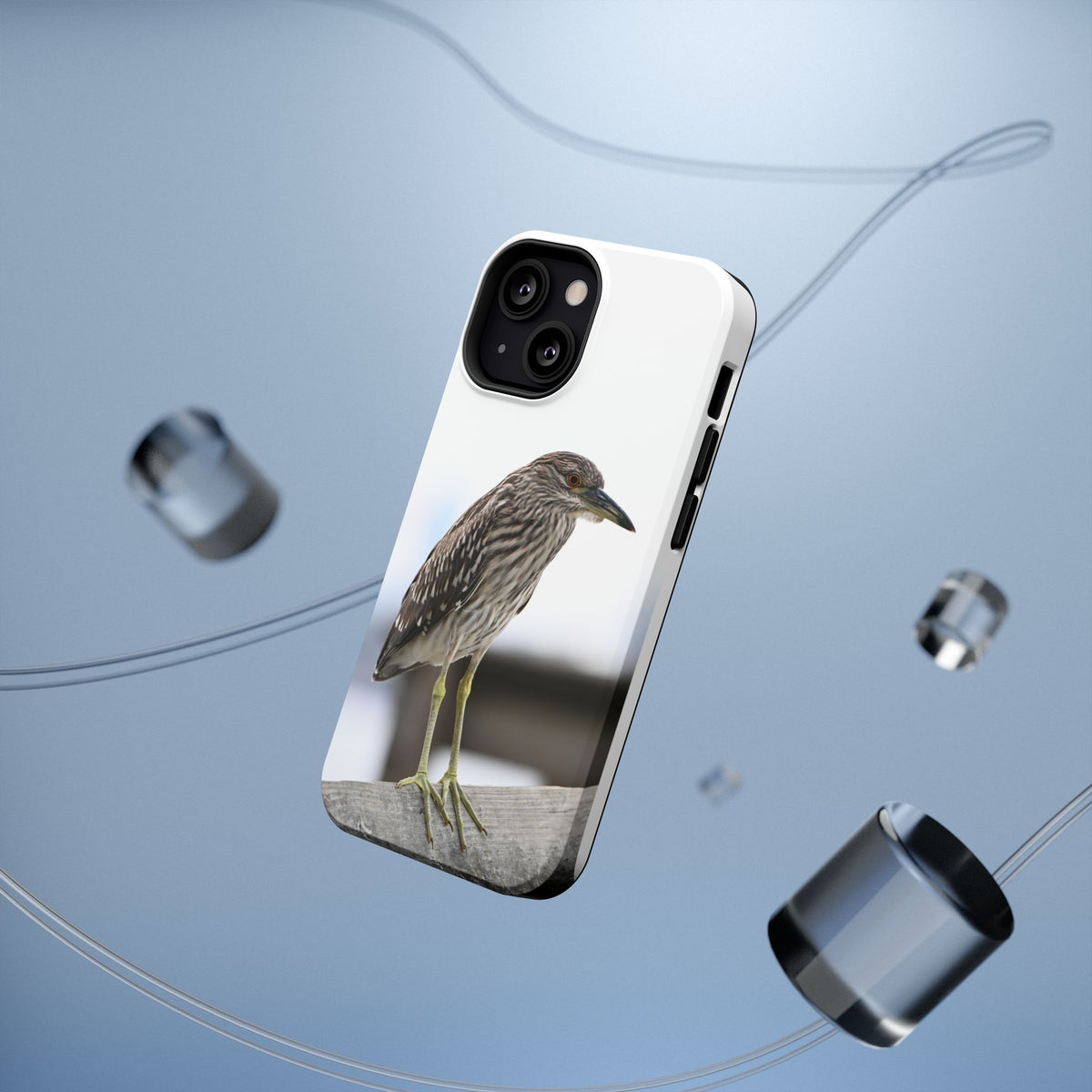 Heron Shoreline Phone Case — Impact-Resistant Wildlife Photo Case