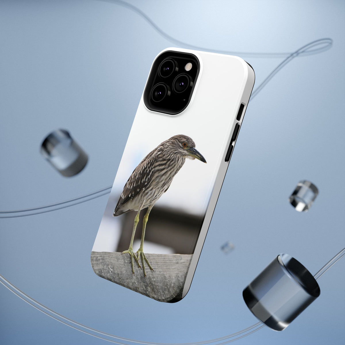Heron Shoreline Phone Case — Impact-Resistant Wildlife Photo Case