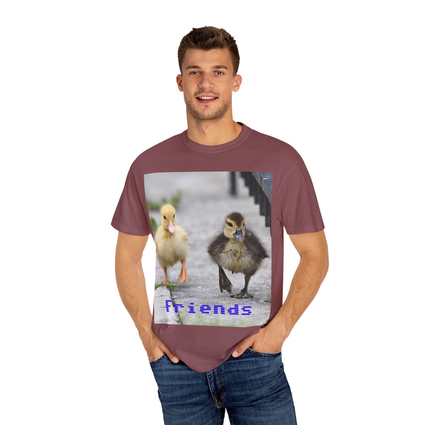 Friends Graphic T-Shirt, Cute Animal Tee, Unisex Casual Wear, Gift for Animal Lovers, Friendship Day Apparel
