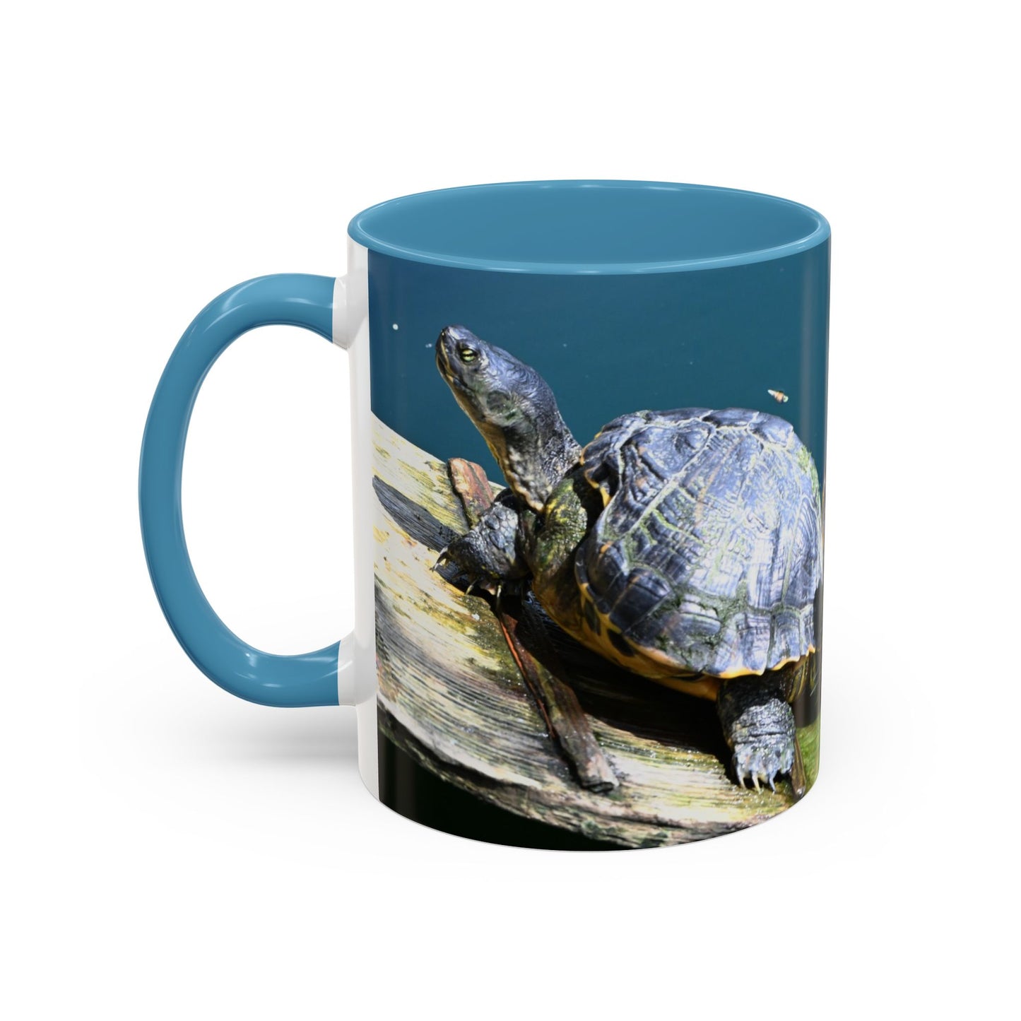 Friends Forever Turtle Accent Coffee Mug — 11/15oz Gift for Animal Lovers