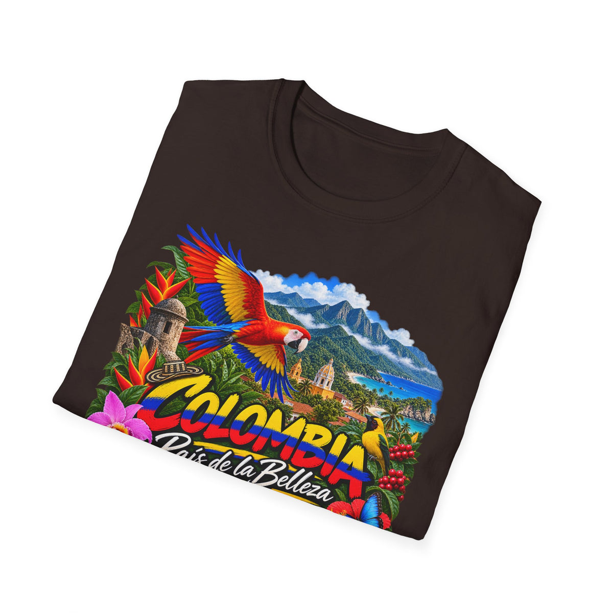 Colombia País de la Belleza Tropical Travel T-Shirt