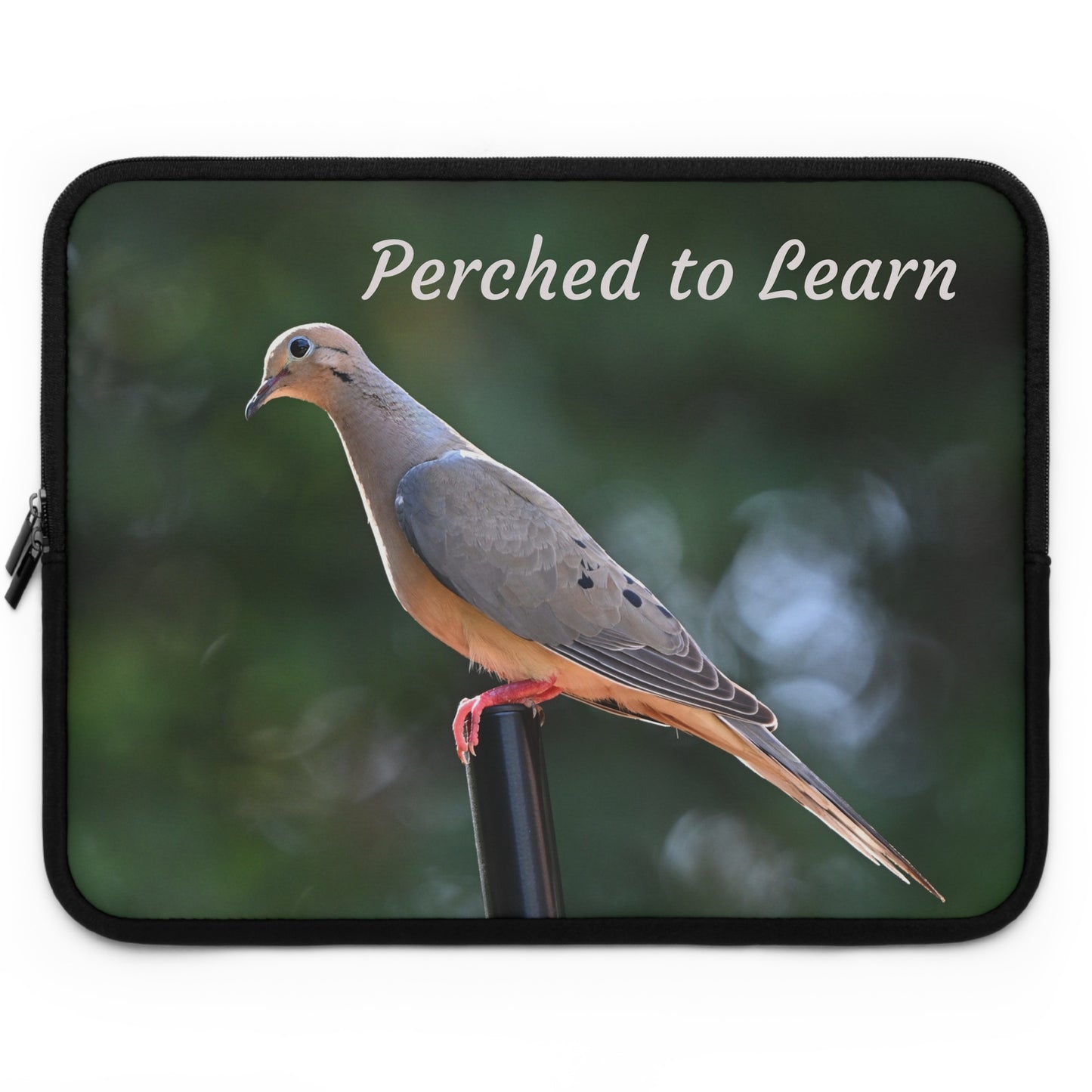 Bird-Themed Laptop Sleeve for Students, Perched to Learn, College Essentials, Unique Gift, Study Accessories, Tech Protection