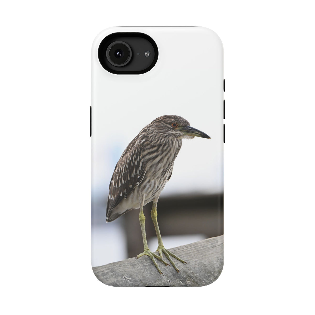 Heron Shoreline Phone Case — Impact-Resistant Wildlife Photo Case