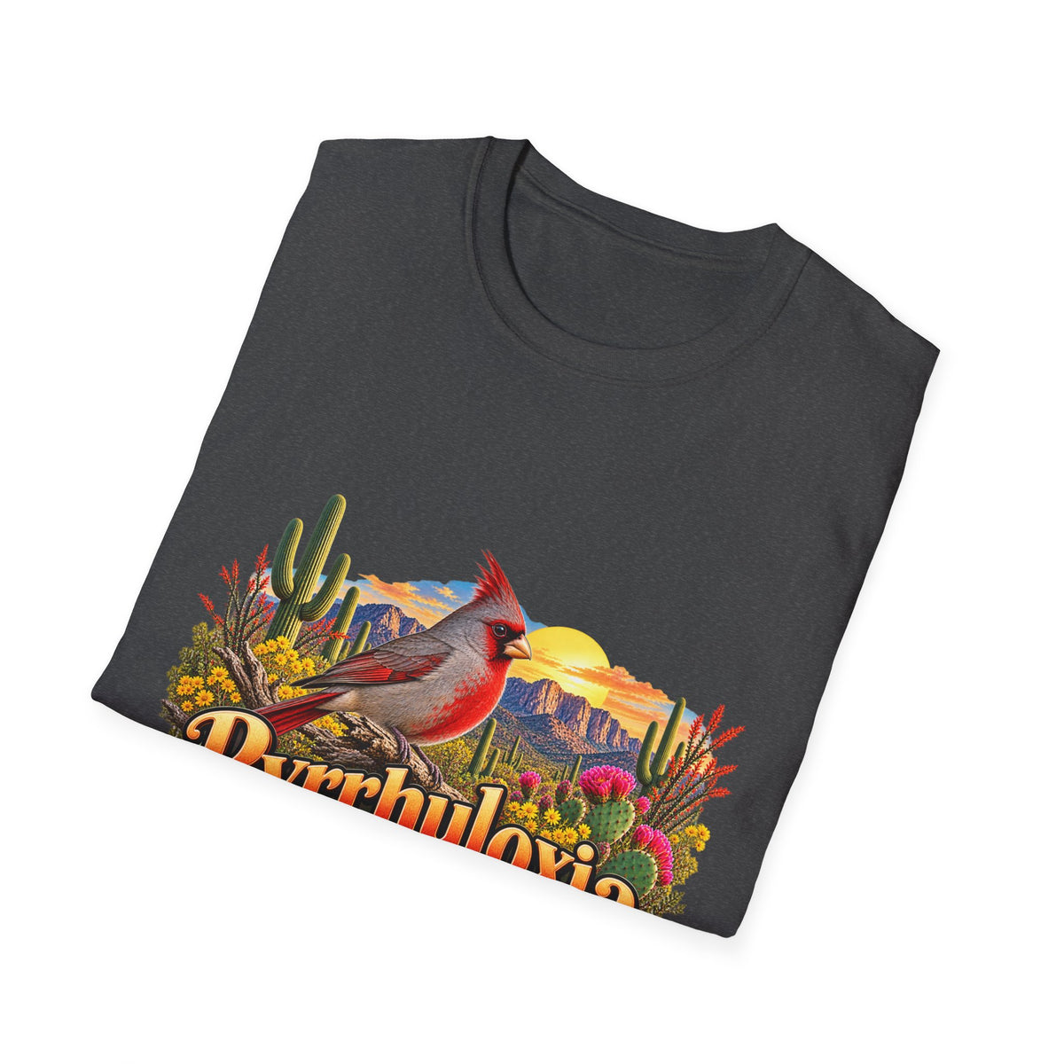 T-Shirt — 'Pyrrhuloxia' Desert Cardinal Graphic Tee