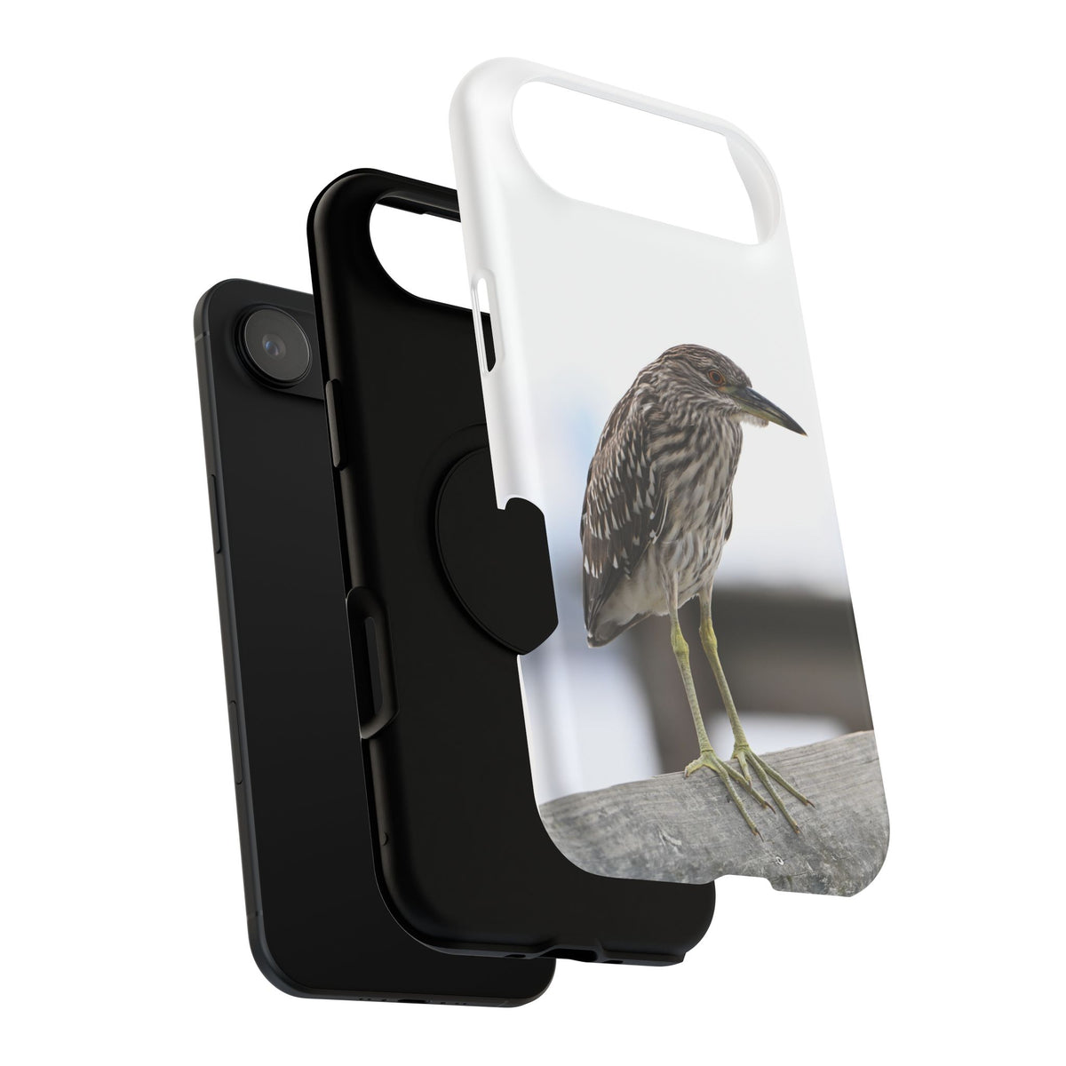 Heron Shoreline Phone Case — Impact-Resistant Wildlife Photo Case