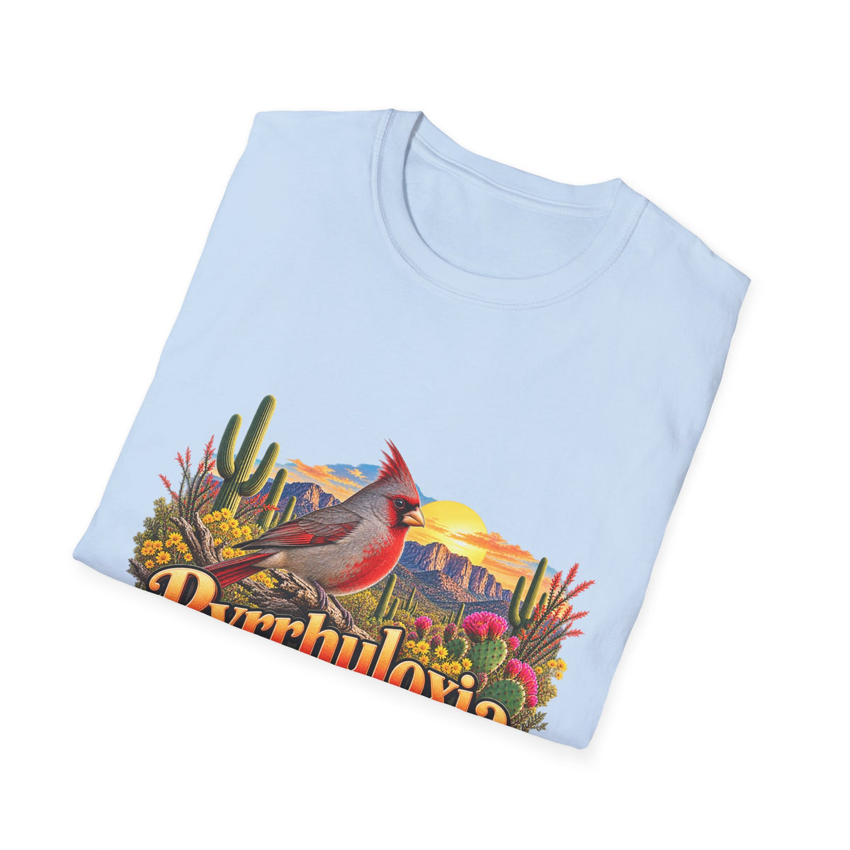 T-Shirt — 'Pyrrhuloxia' Desert Cardinal Graphic Tee