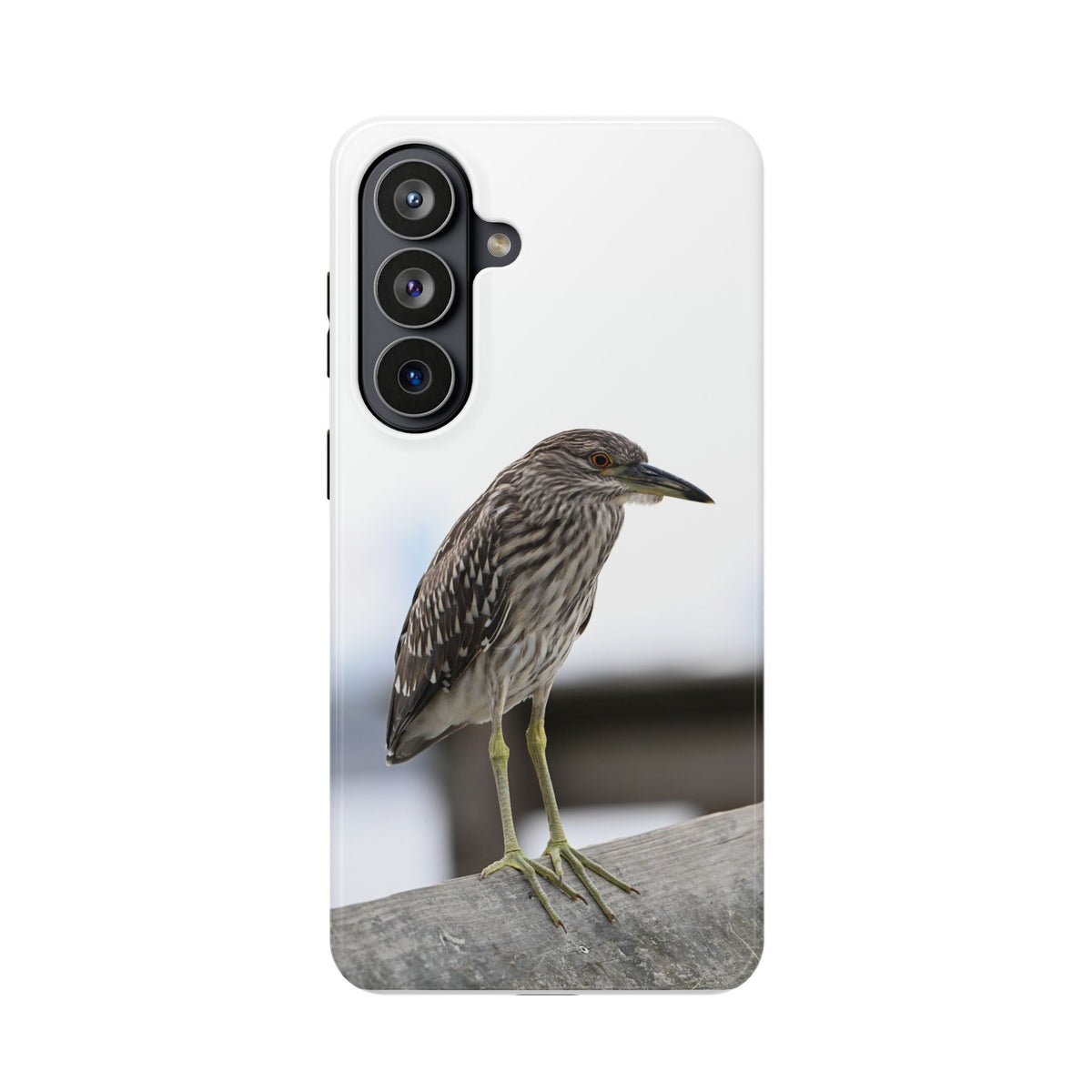 Heron Shoreline Phone Case — Impact-Resistant Wildlife Photo Case