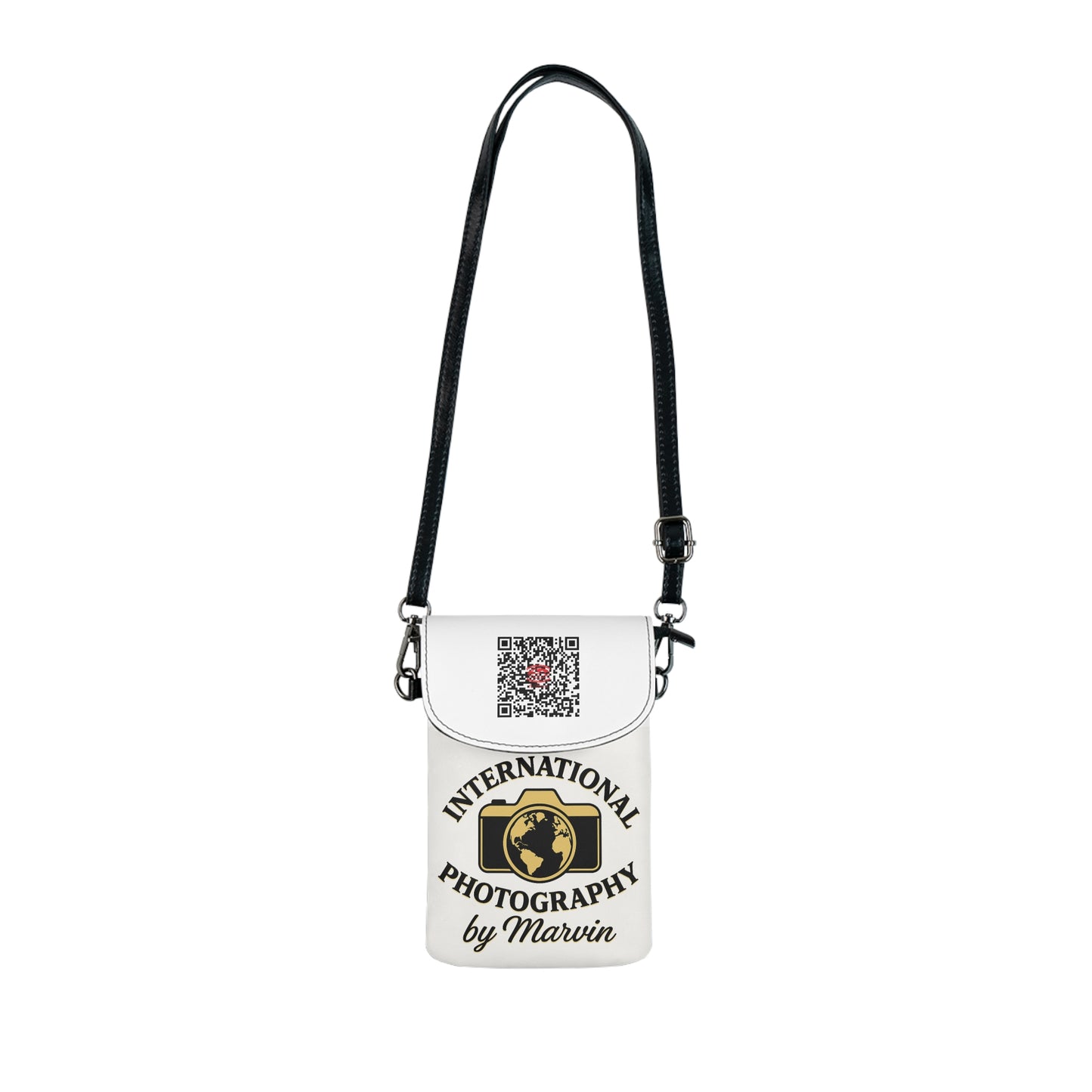 Photography Logo Phone Wallet Crossbody — “International Photography by Marvin”