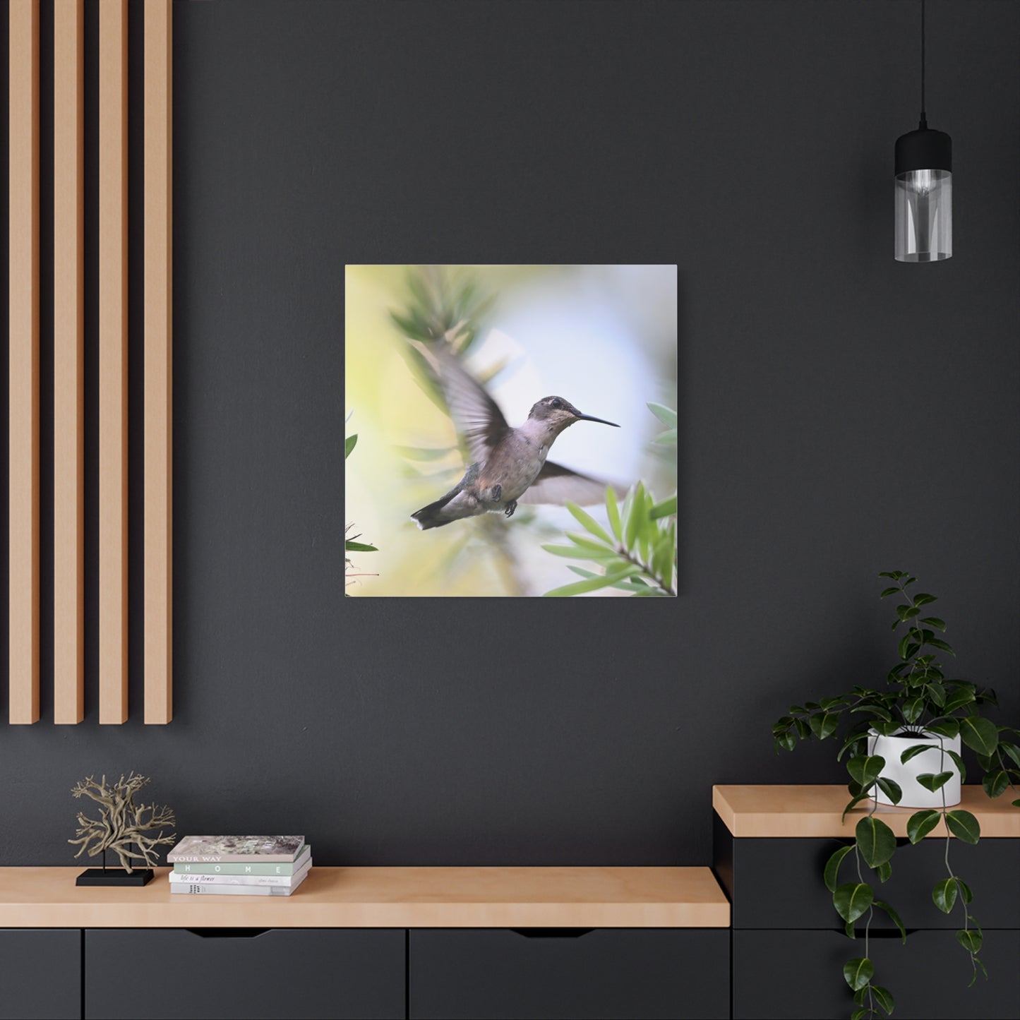 Hummingbird Canvas Wall Art — Matte Stretched 1.25"