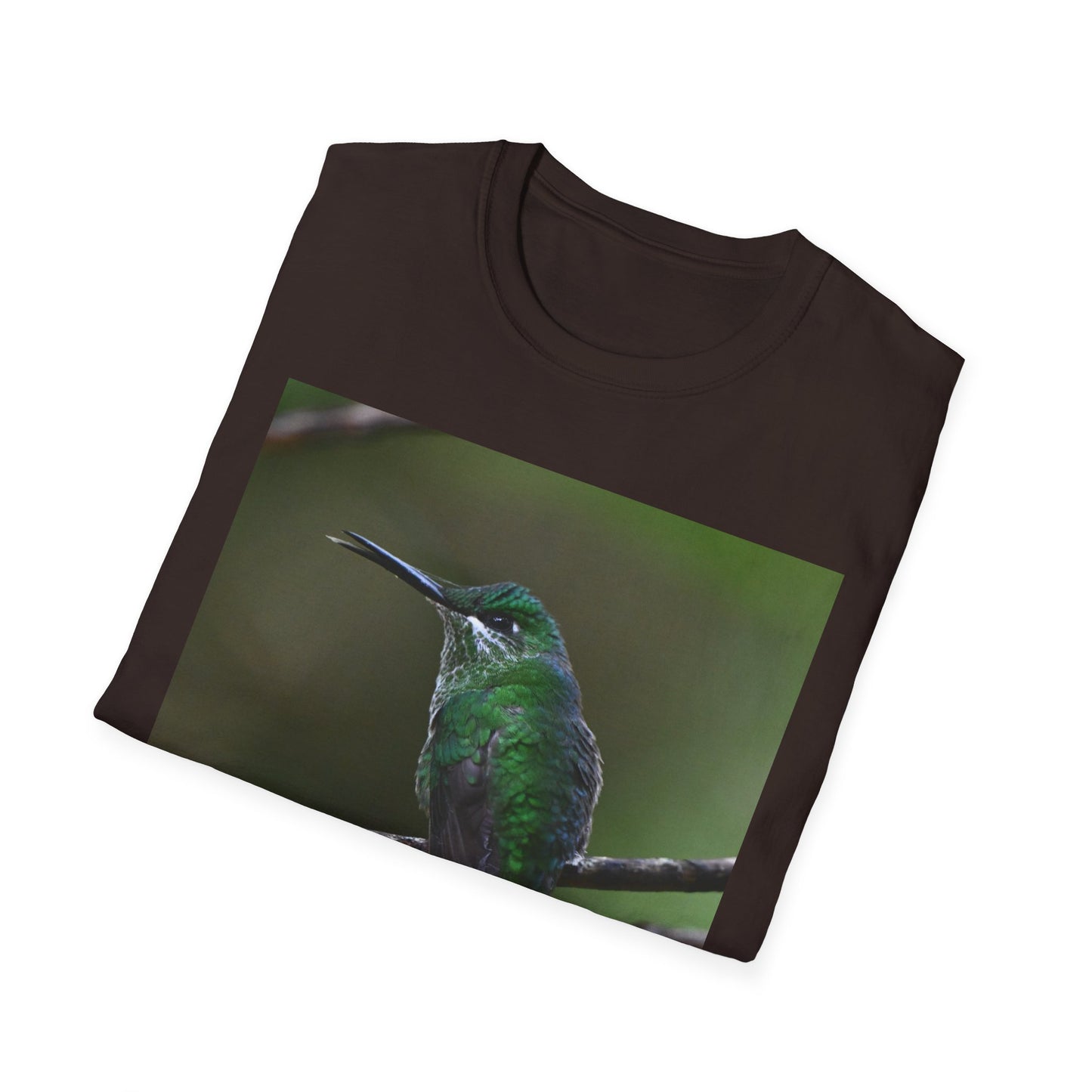 Hummingbird Haven T-Shirt — Green Hummingbird Photo Tee