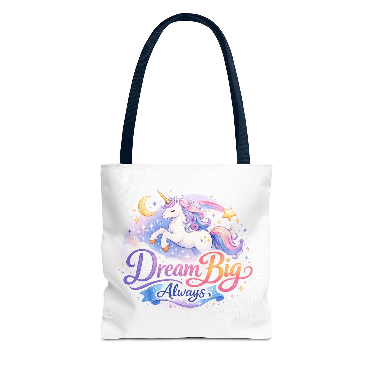 Unicorn 'Dream Big Always' Tote Bag