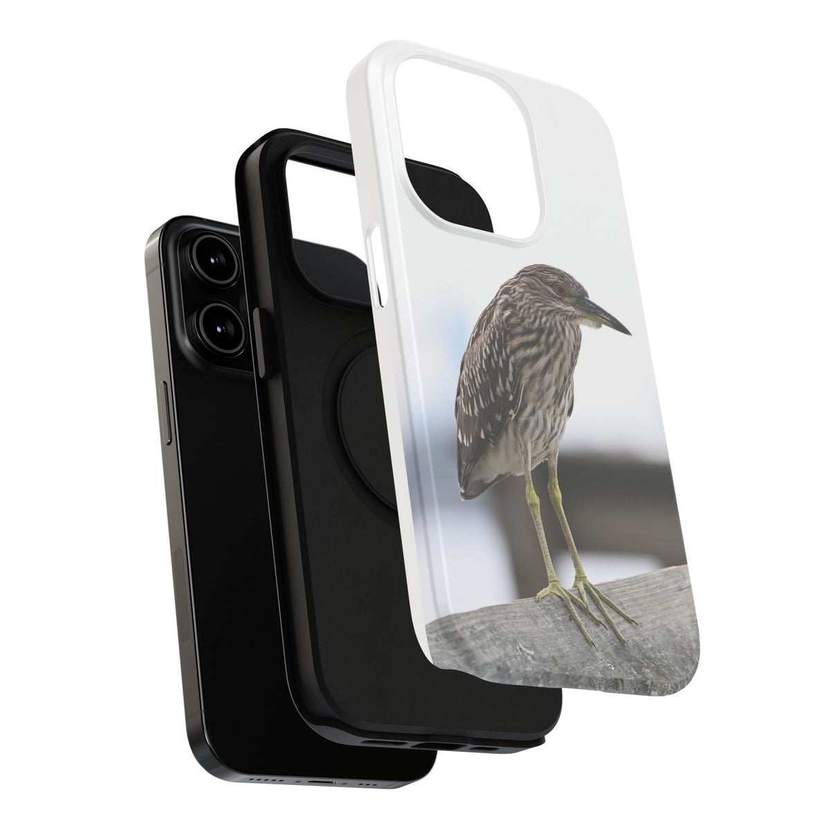 Heron Shoreline Phone Case — Impact-Resistant Wildlife Photo Case