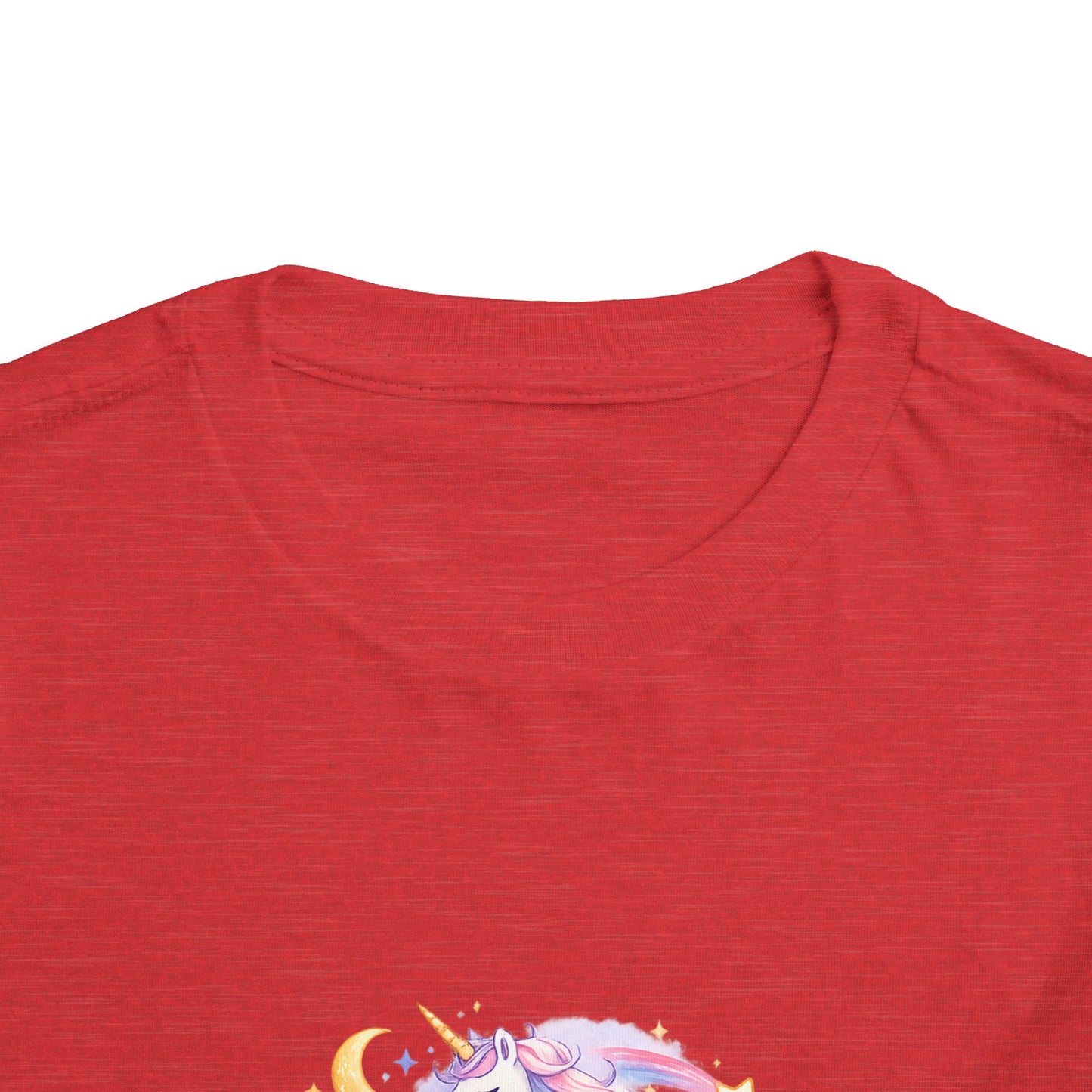 Toddler Tee — Dream Big Always Unicorn Graphic