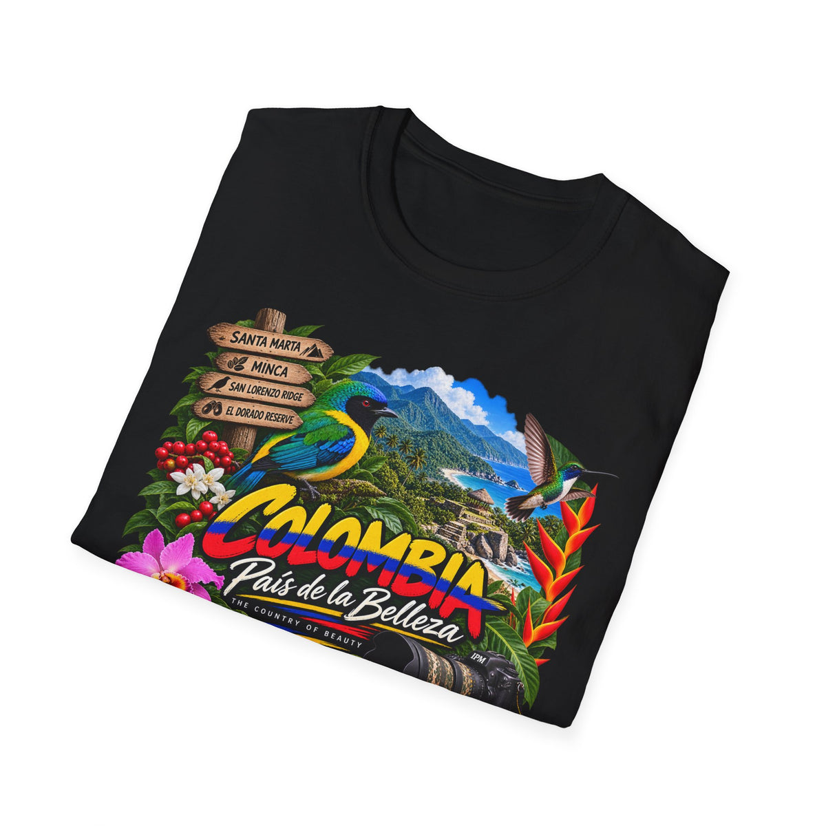 Colombia Paisaje de Colores Travel T-Shirt