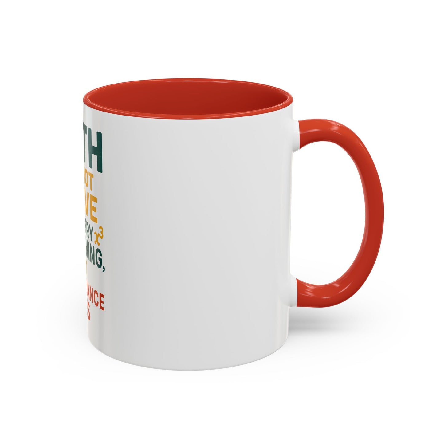 Motivational Coffee Mug, Inspirational Gift, Math Lover's Mug, Office Drinkware, Study Motivation