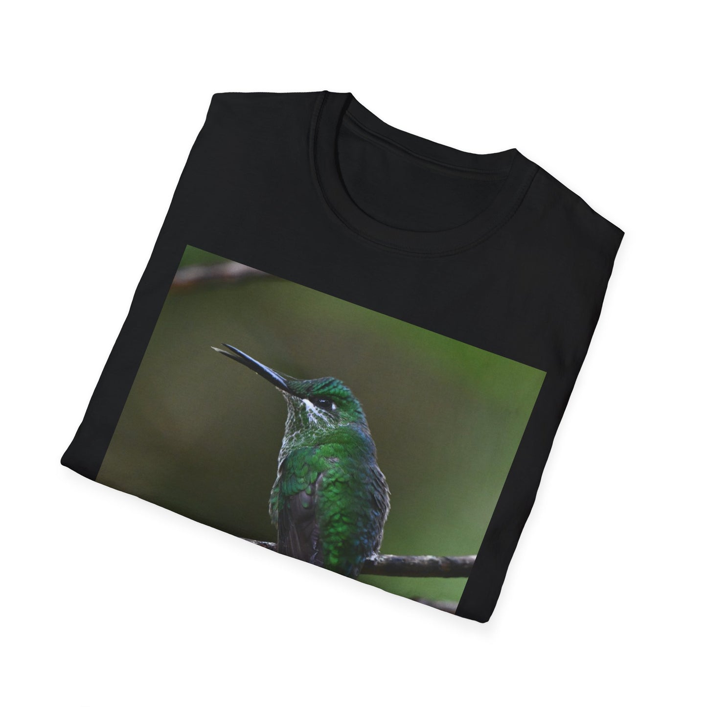 Hummingbird Haven T-Shirt — Green Hummingbird Photo Tee