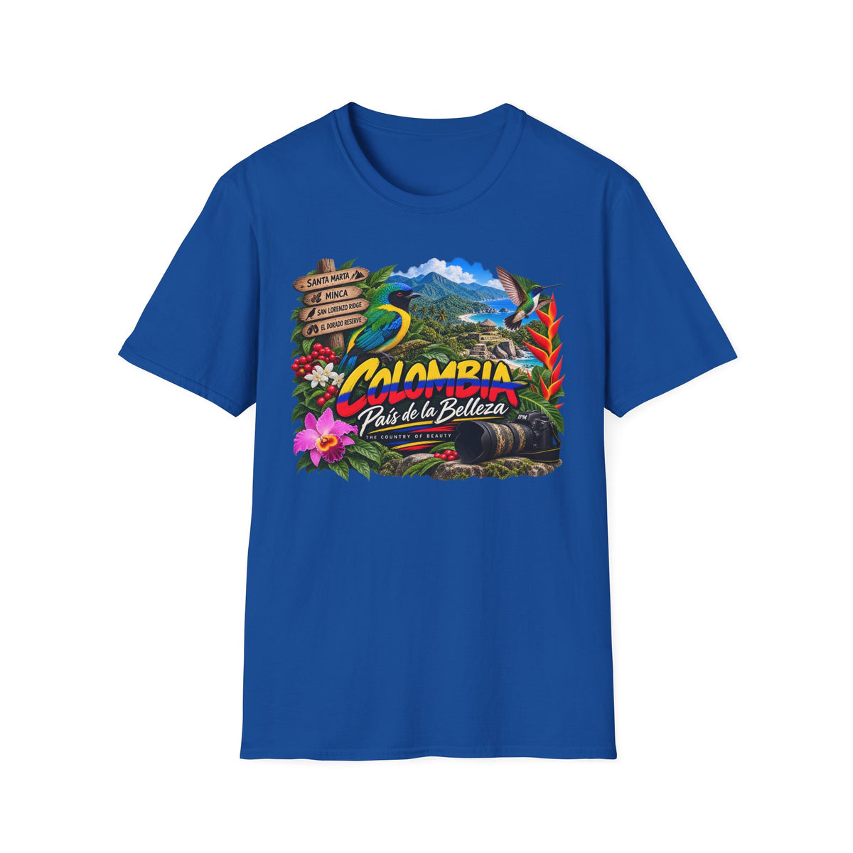 Colombia Paisaje de Colores Travel T-Shirt