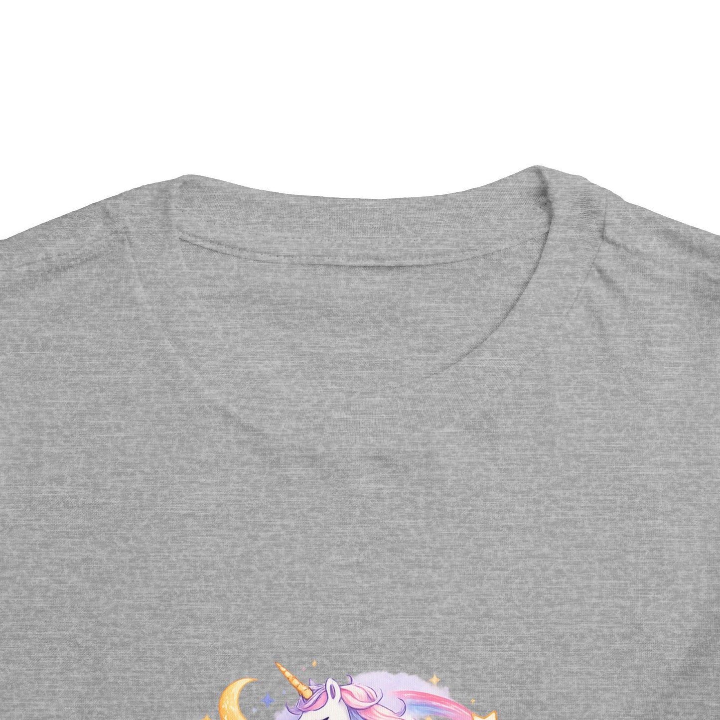 Toddler Tee — Dream Big Always Unicorn Graphic