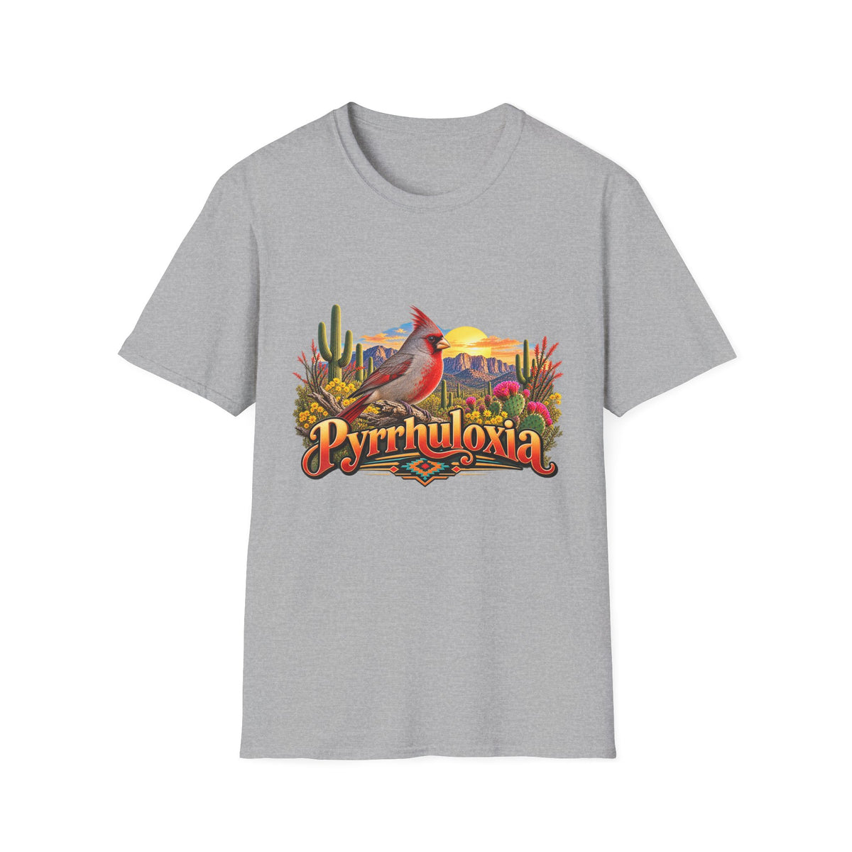 T-Shirt — 'Pyrrhuloxia' Desert Cardinal Graphic Tee