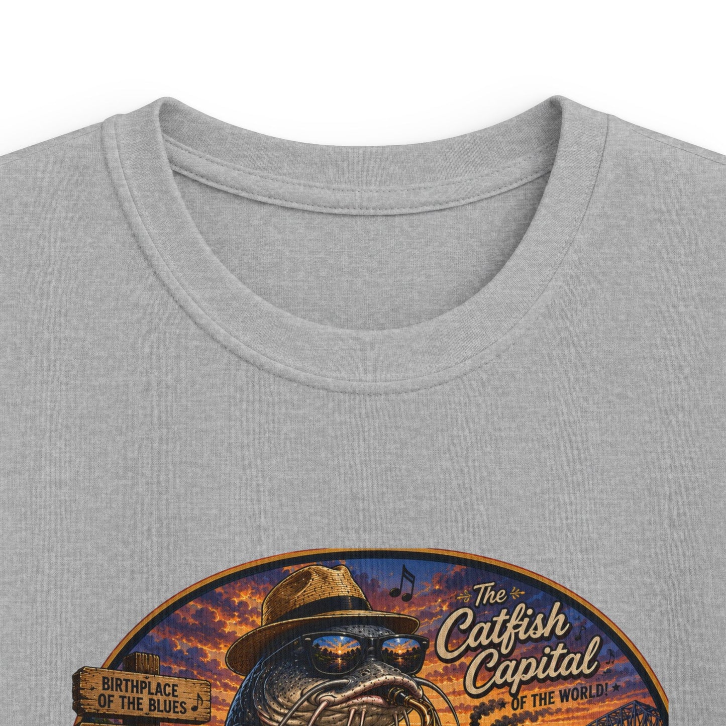 Kids Mississippi State Tee — Vintage Riverboat & Blues Design