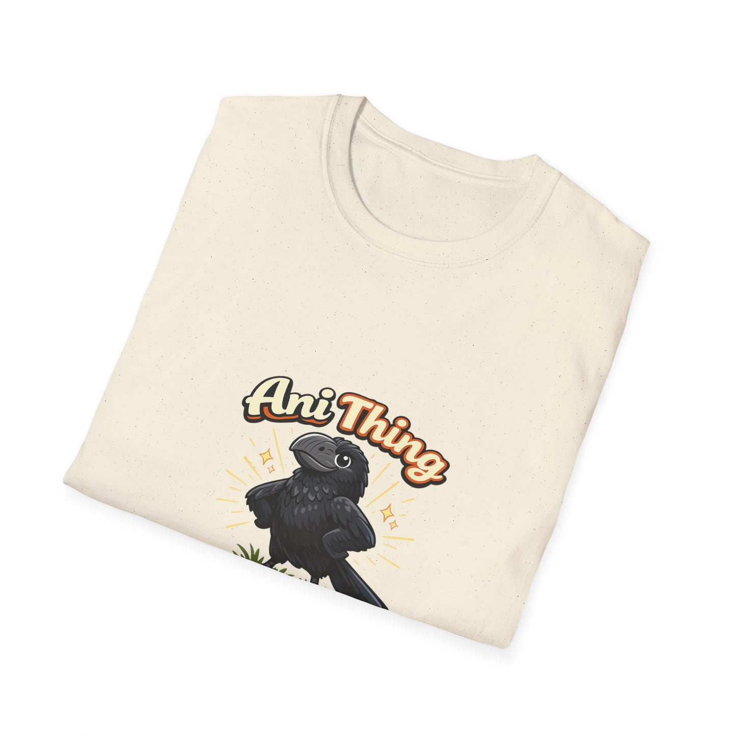Crow Enthusiasm T-Shirt — "Any Thing Is Possible" Retro Graphic