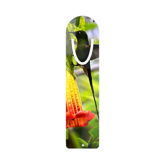 Nature-Inspired Bookmark | Floral Design Bookmark | Gift for Readers, Book Lovers, Birdwatchers, Nature Gifts, Eco-Friendly Bookmark