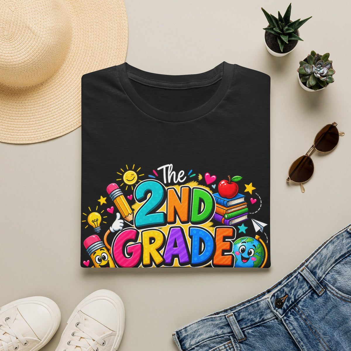 2nd Grade Teacher T‑Shirt — "The 2nd Grade Dream Team" Colorful Back-to-School Tee