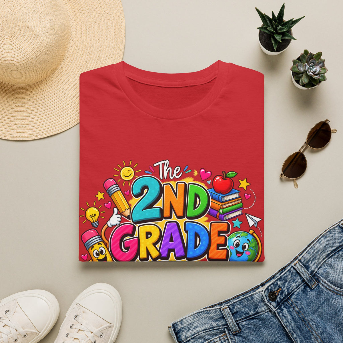 2nd Grade Teacher T‑Shirt — "The 2nd Grade Dream Team" Colorful Back-to-School Tee