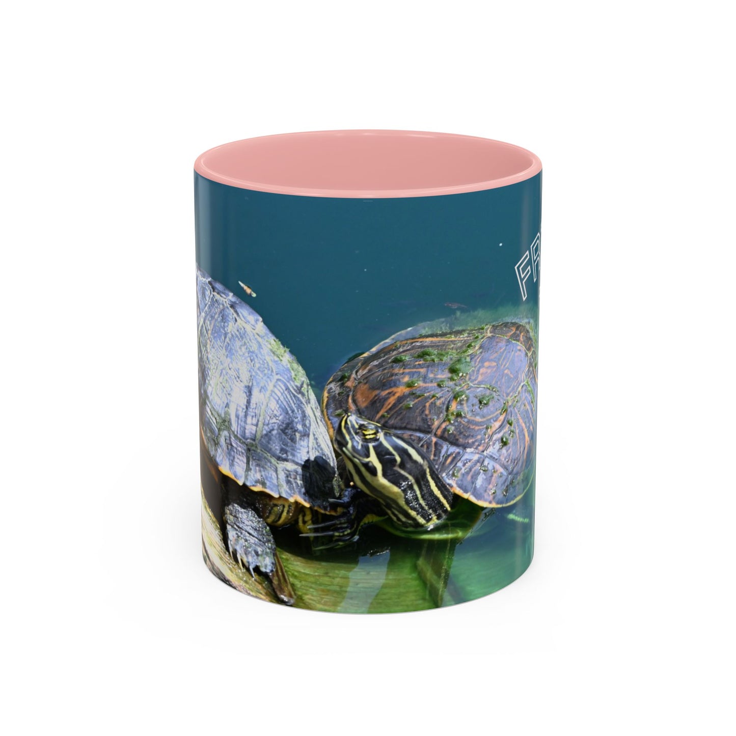 Friends Forever Turtle Accent Coffee Mug — 11/15oz Gift for Animal Lovers