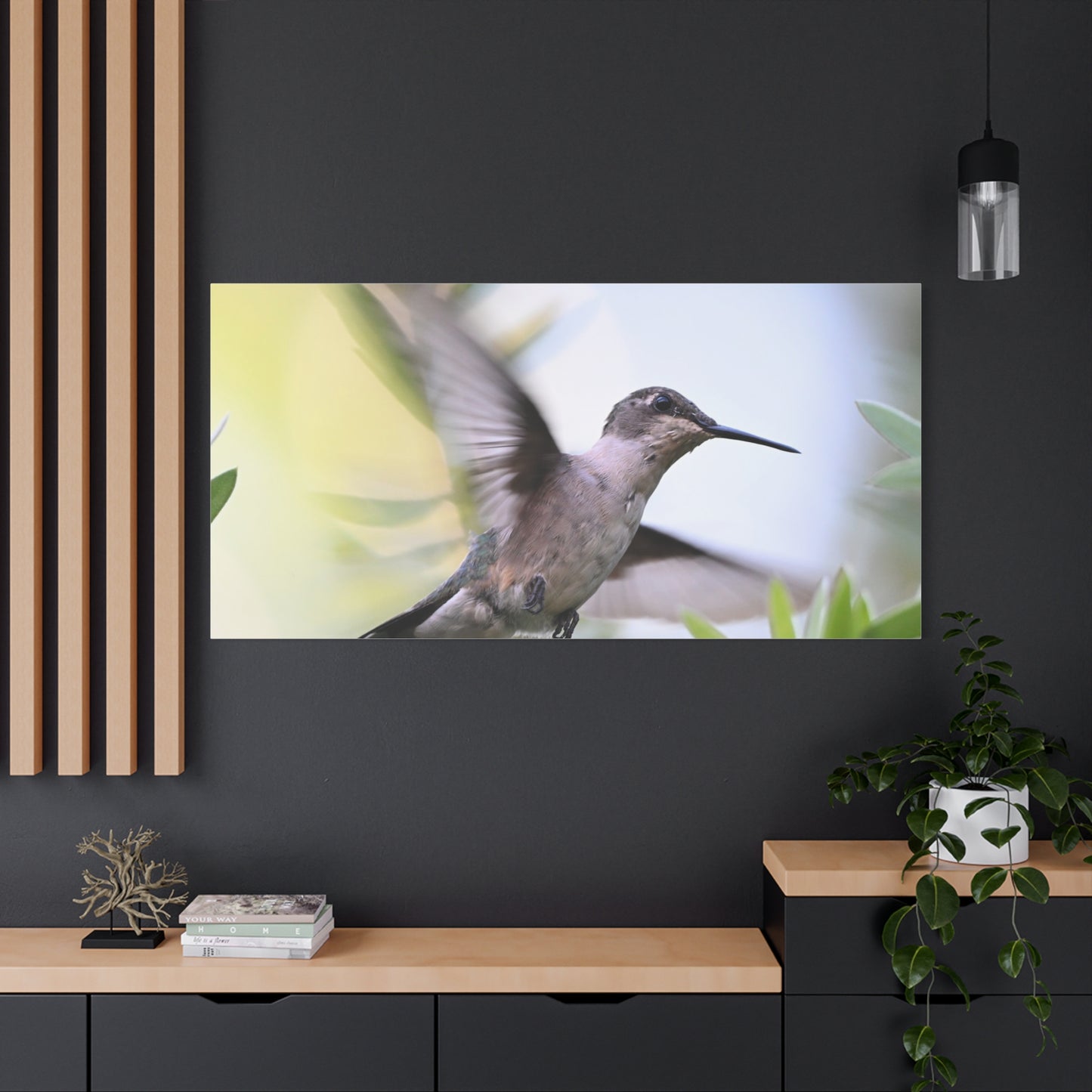 Hummingbird Canvas Wall Art — Matte Stretched 1.25"