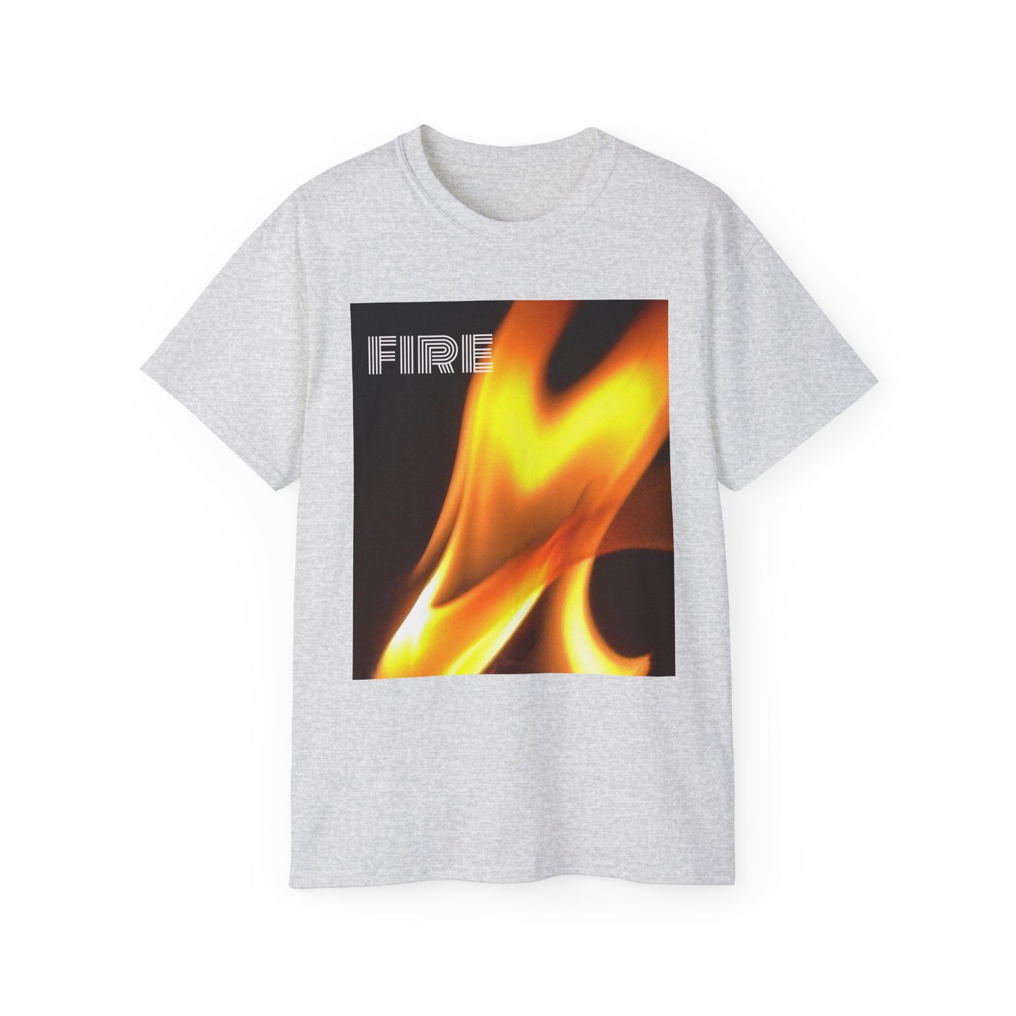 Fiery Vibes Unisex Ultra Cotton Tee, Graphic Tee, Streetwear, Casual Wear, Gift for Her, Gift for Him