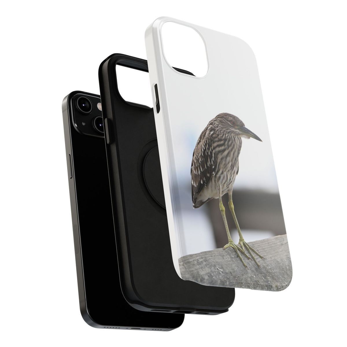 Heron Shoreline Phone Case — Impact-Resistant Wildlife Photo Case