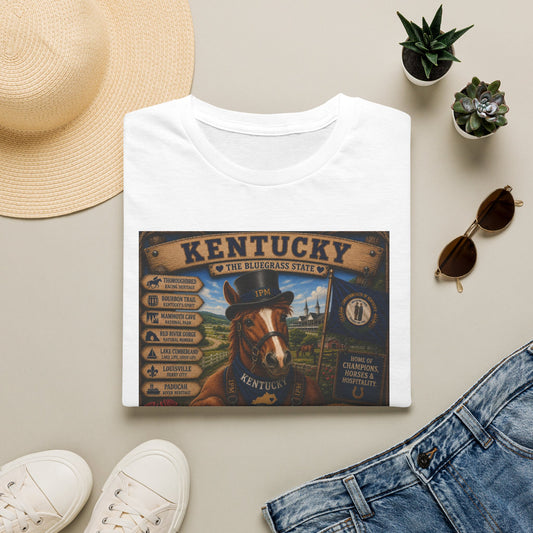 Kentucky Horse State Retro Vintage Graphic T-Shirt